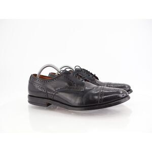 Allen Edmonds Men's Sanford Oxford Size 11 B Cap Toe Brogue Dress Shoe Black